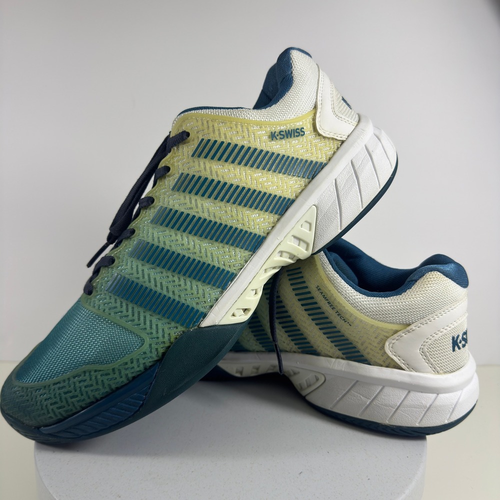 K-Swiss Hypercourt Express Mens Tennis Shoes Teal DuraWrap Sneakers Size 11